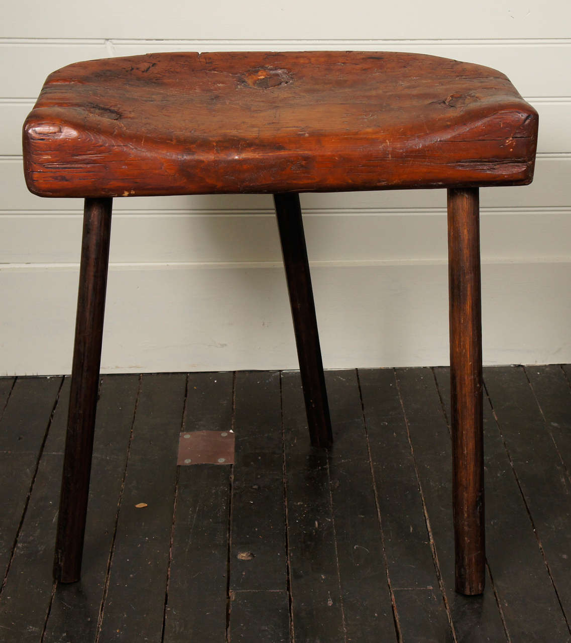 Early American Primitive Stool